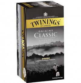 Twinings Origins Classic Assam Tea   Box  25 pcs
